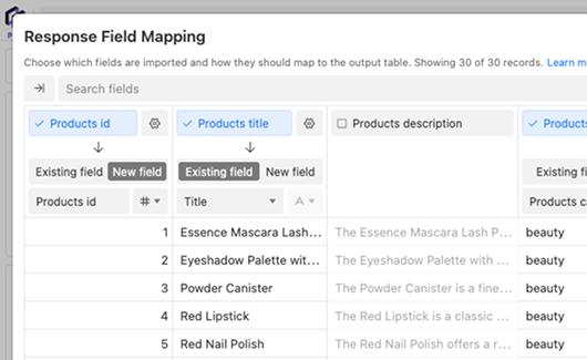 Map your JSON data