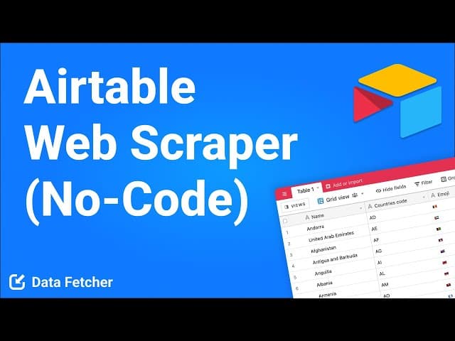 How to Create an Airtable Web Scraper with No-Code
