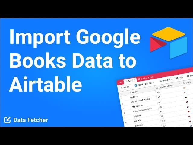 Airtable Google Books Integration Tutorial