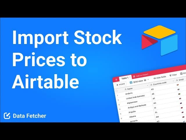 Airtable Alpha Vantage Integration Tutorial