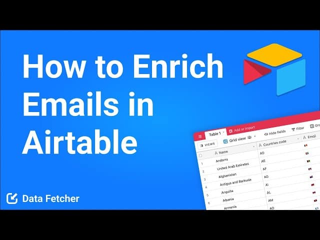 Enrich Emails with Company Info in Airtable