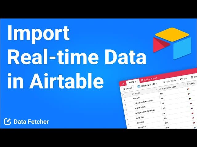 How To Import Data into Airtable When a Record is Updated