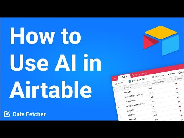 How to Use AI in Airtable (2024)