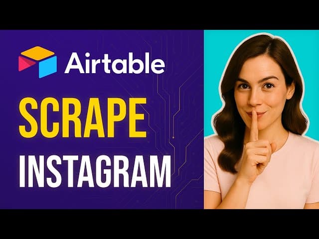 How to Scrape Instagram into Airtable using RapidAPI