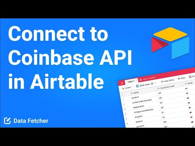 Airtable Coinbase Integration Tutorial