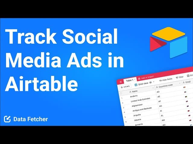 How to Track your Social Media Advertising in Airtable