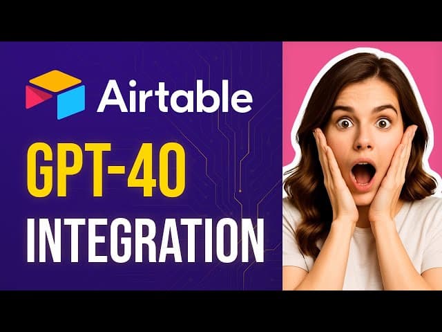 How to use GPT-4o in Airtable with No-Code