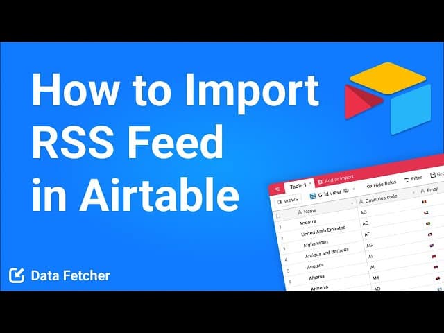 How to Import an RSS Feed in Airtable