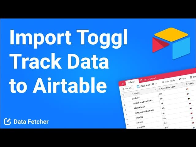 Airtable Toggl Track Integration Tutorial