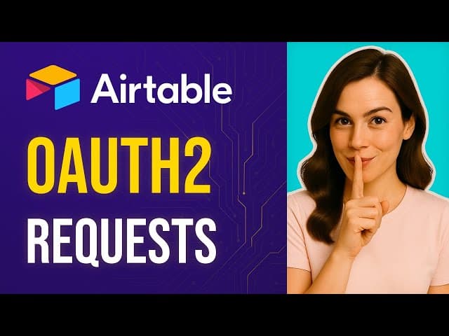 How to Connect to any OAuth2 API in Airtable