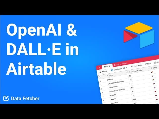 Create AI-Generated Images in Airtable with OpenAI & DALL·E