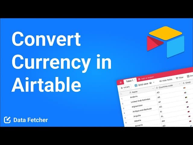 Airtable Currency Conversion Integration Tutorial