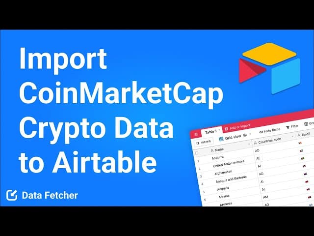 Airtable CoinMarketCap Integration Tutorial